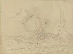 F1541r Paisagem com Ciprestes, Museu Van Gogh