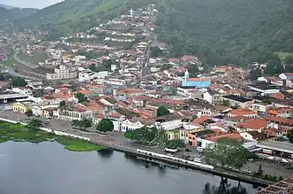 Vista áerea frontal de São Félix