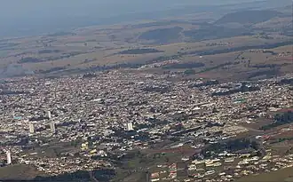 Vista aérea da cidade