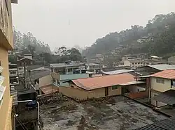 Chuva no bairro Catarcione