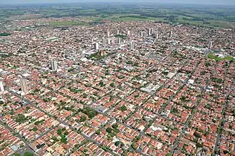 Foto aérea de Votuporanga