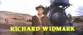 Richard Widmark, como Mike King, construtor da Estrada de Ferro