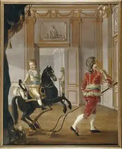 Gustavo IV Adolfo como criança brincando (Carl Fredrik von Breda,1784)