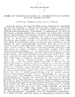 Documento do Dia do Fico.