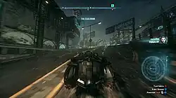 O jogo introduz o Batmobile, que pode ser usado para transporte e combate.