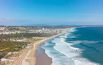 Vista panorâmica da Costa de Caparica