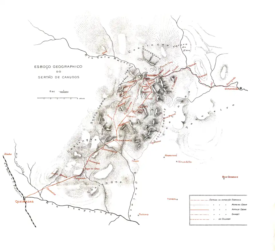 ESBOÇO GEOGRAPHICO DO SERTÃO DE CANUDOS