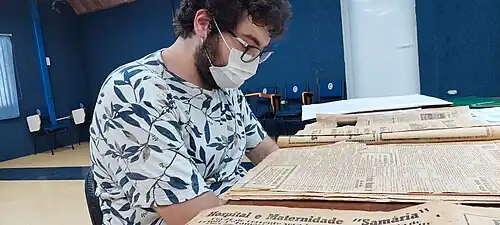 Consulta ao acervo do Arquivo Histórico de Rio do Sul