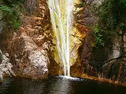 Cachoeira Véu de Noiva, em Jacobina