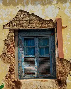 Janela no centro histórico de Cuiabá