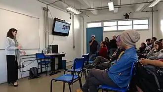 Evento Introdução à Wikipédia na ETEC Jornalista Roberto Marinho, 2017
