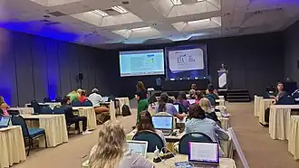 Participantes durante a Oficina