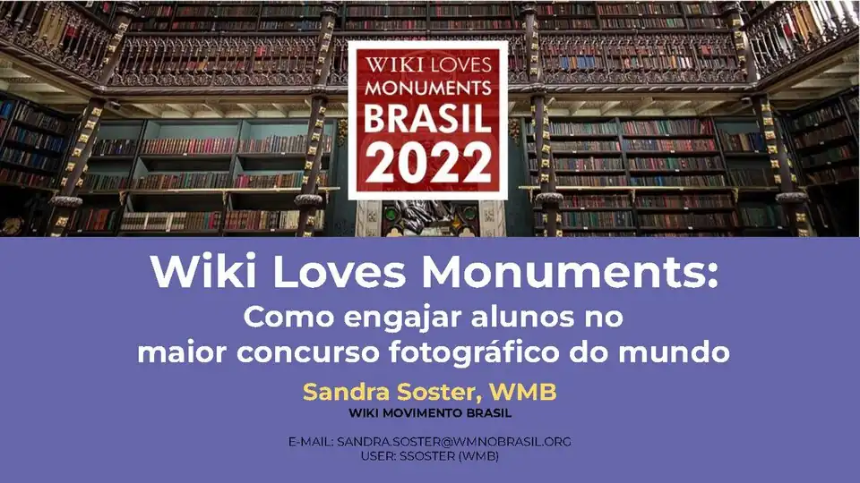Slides da apresentação "Como engajar alunos no maior concurso fotográfico do mundo"