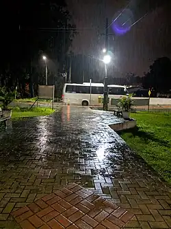 Circular em frente ao Departamento de Computação da UFRPE