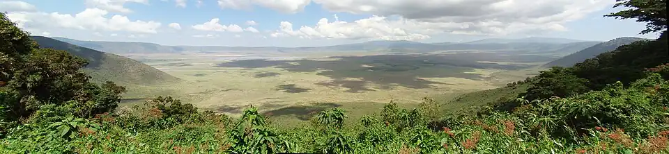 thumbA Cratera de Ngorongoro.