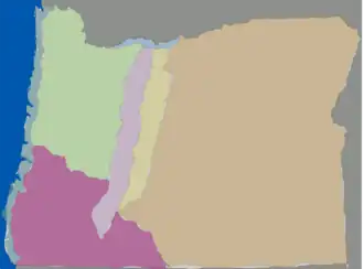Regiões de Oregon
